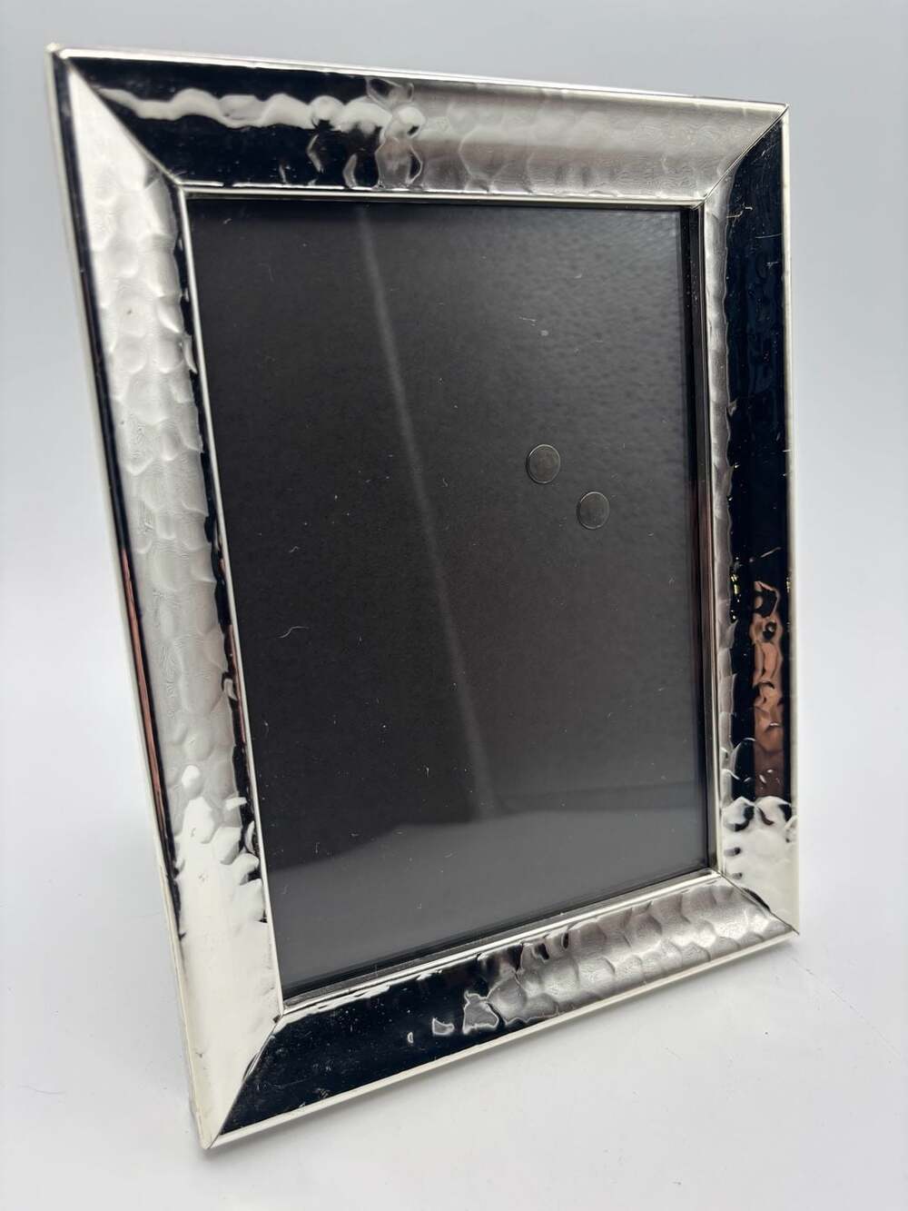 Lane Furniture Silver-Tone Hammered Metal Picture Frame